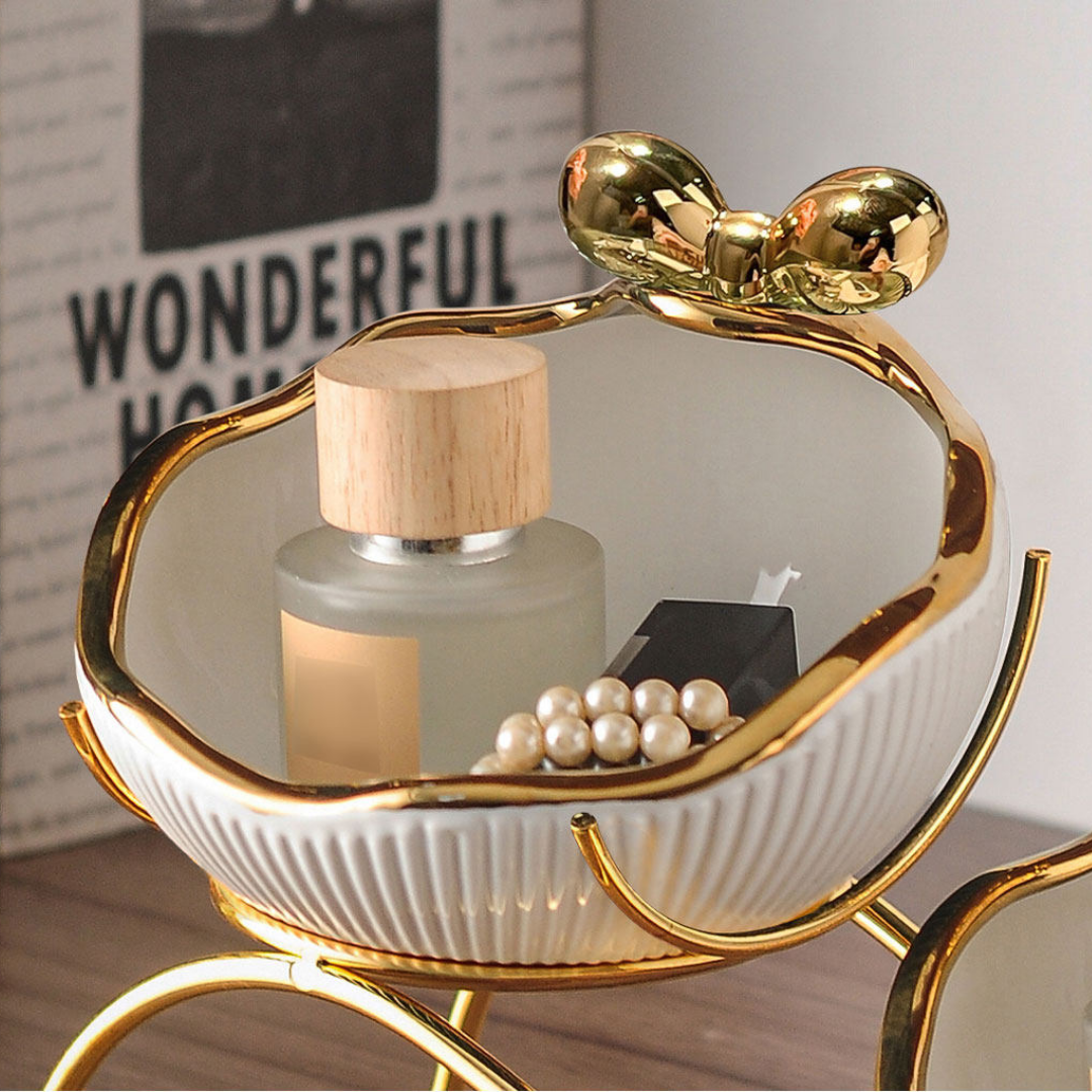 【早割対象】ゴールドリボンアクセントダブルトレイ