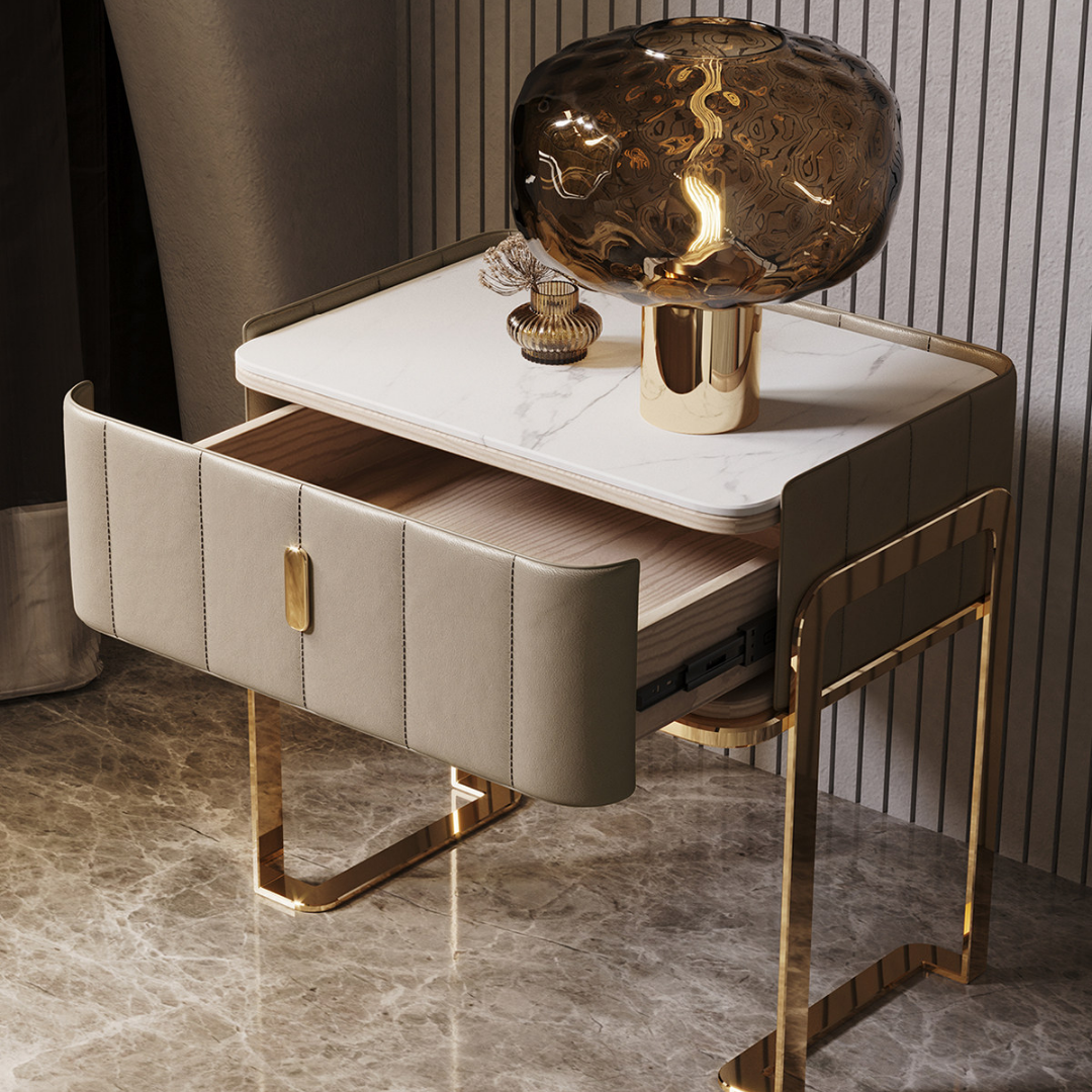 【早割対象】エレガントサイドキャビネットテーブル