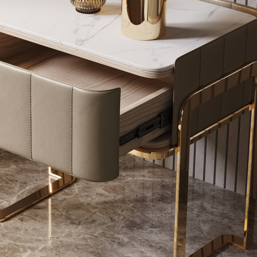 【早割対象】エレガントサイドキャビネットテーブル