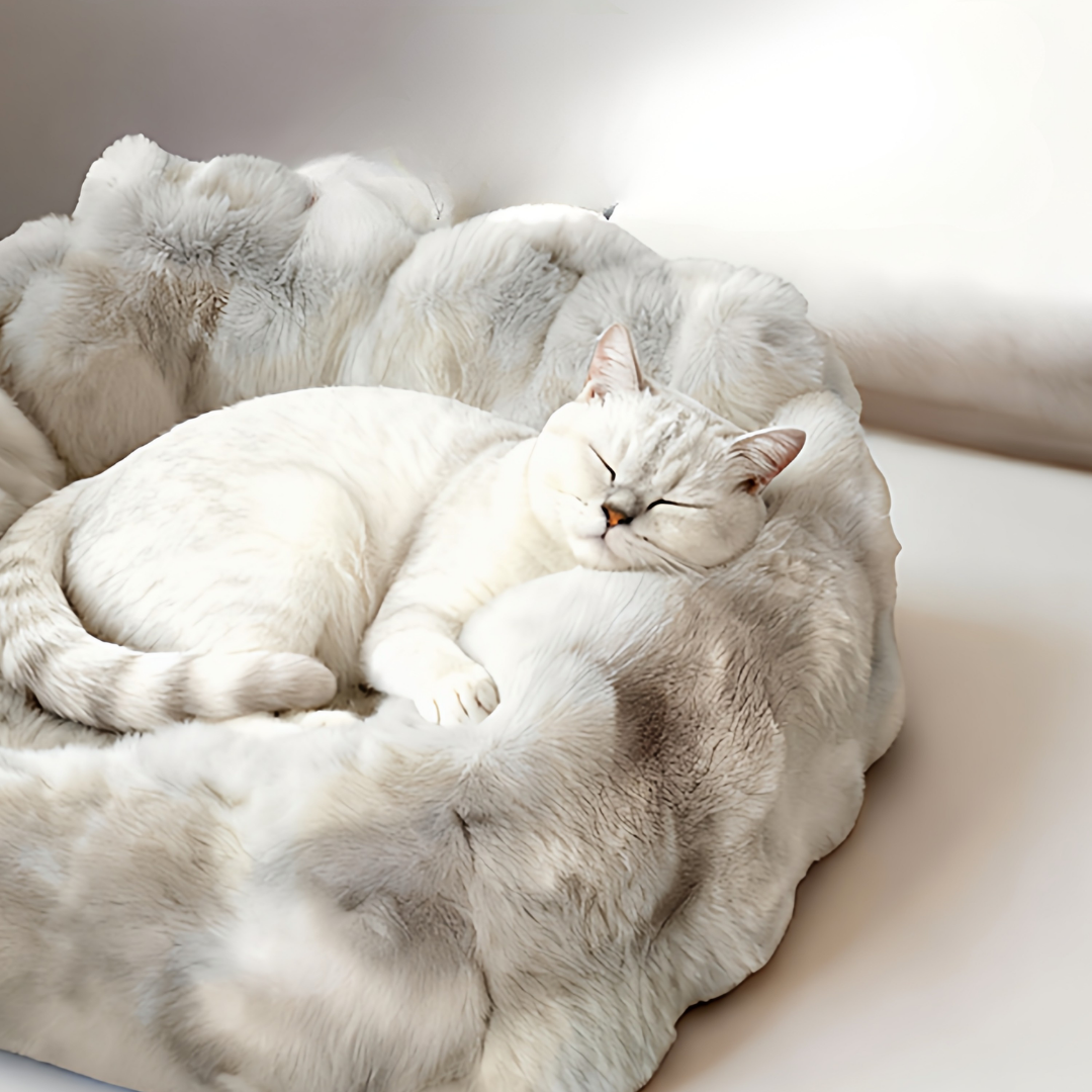 グレージュウォームペットベッド