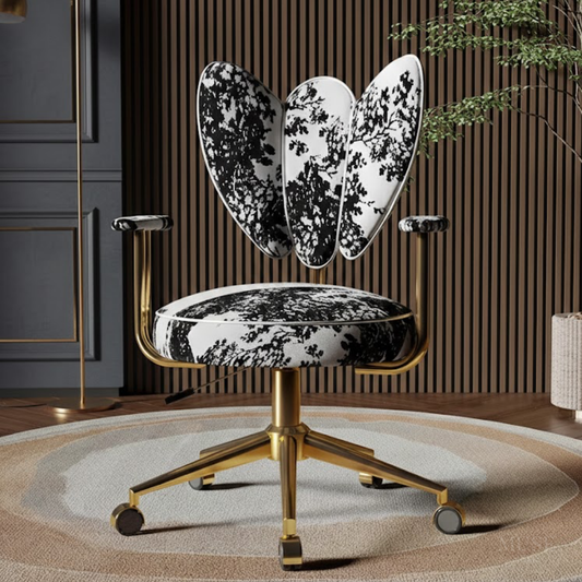 モノブロッサムゴールドデスクチェア