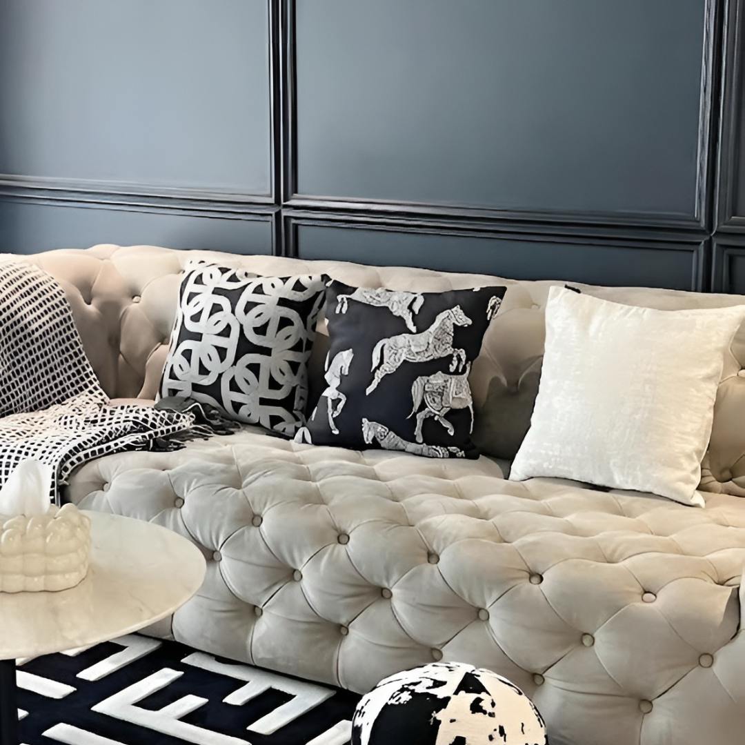 【早割対象】モノトーンモダンアクセントクッション