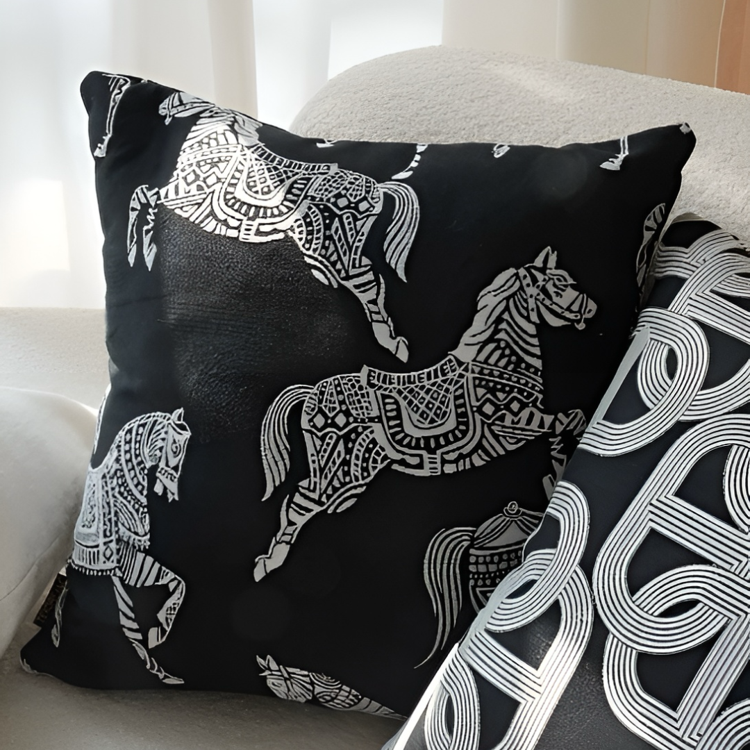 【早割対象】モノトーンモダンアクセントクッション