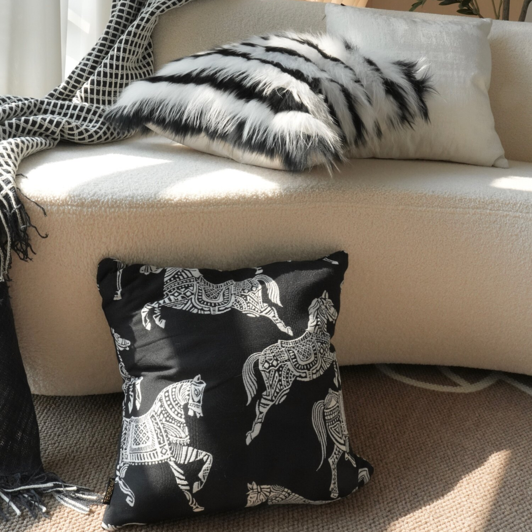 【早割対象】モノトーンモダンアクセントクッション