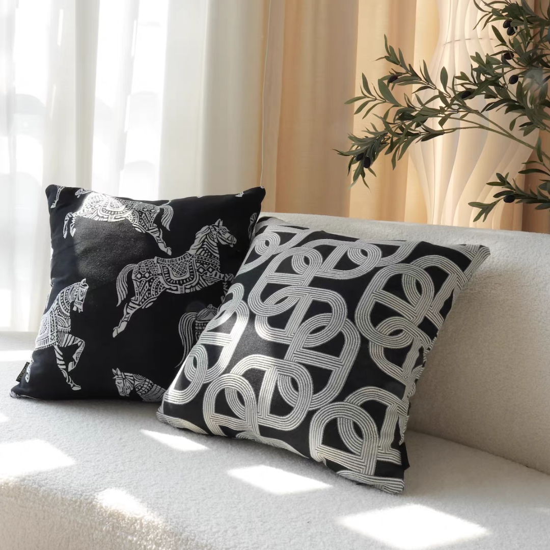 【早割対象】モノトーンモダンアクセントクッション