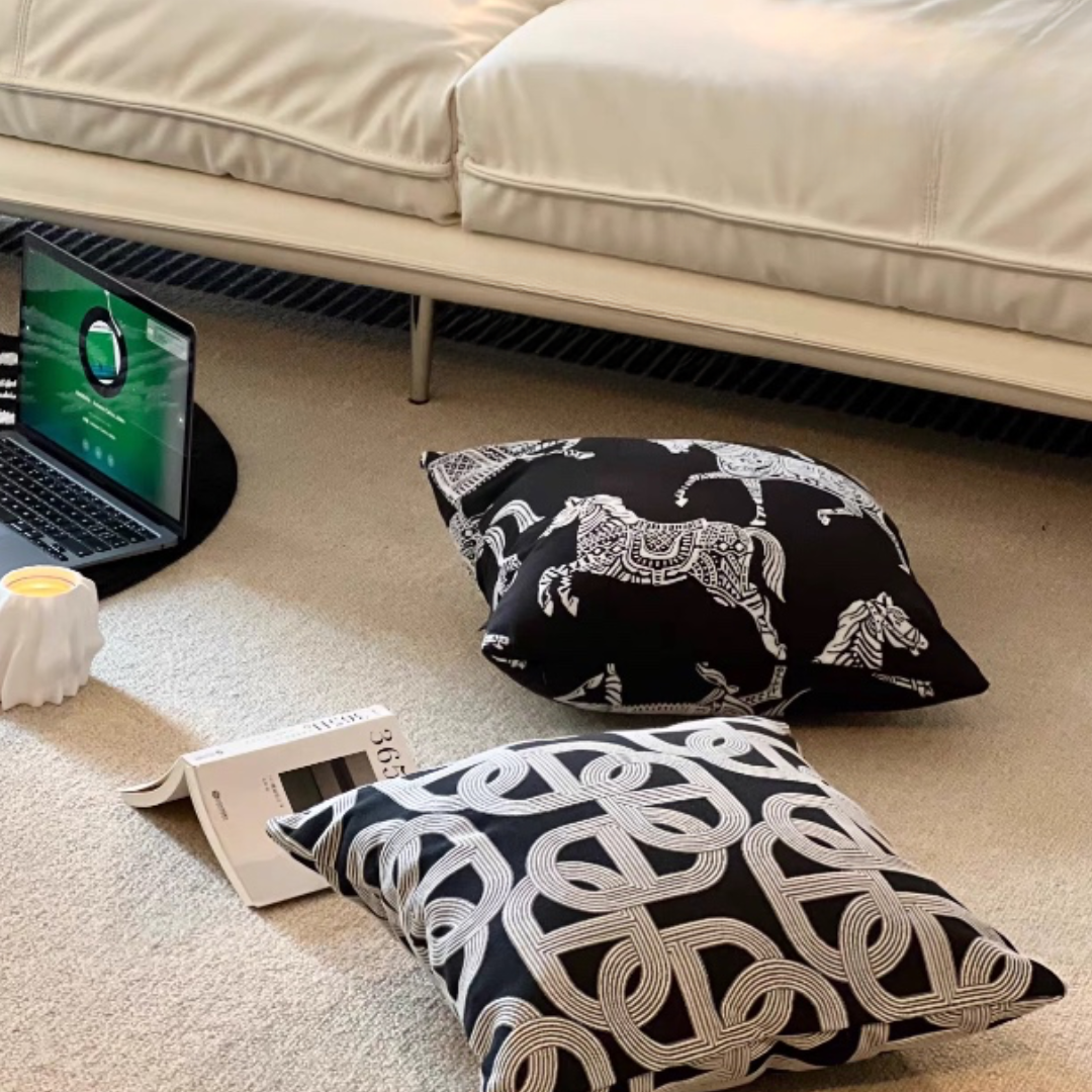 【早割対象】モノトーンモダンアクセントクッション