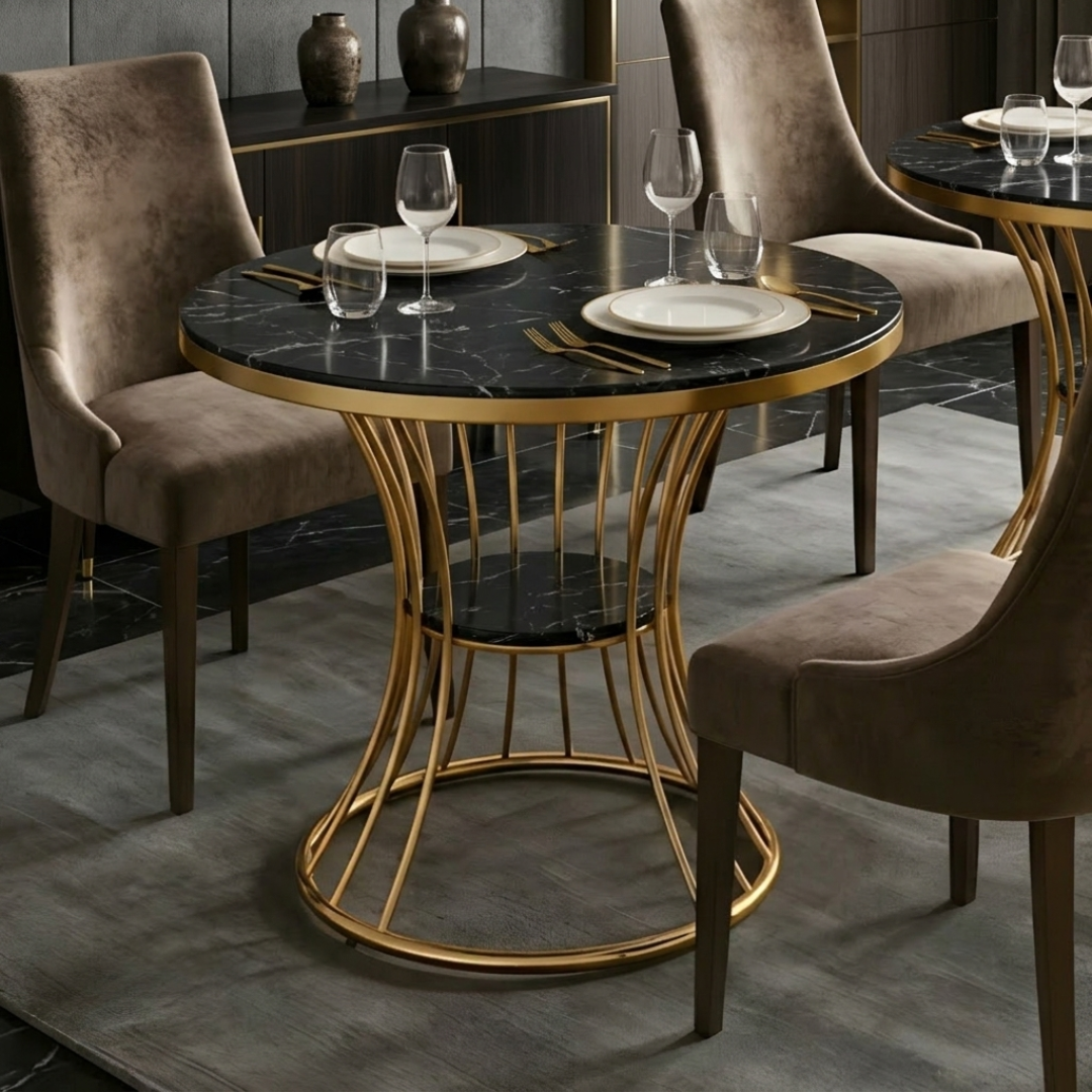 【早割対象】グレイスゴールドサイドテーブル