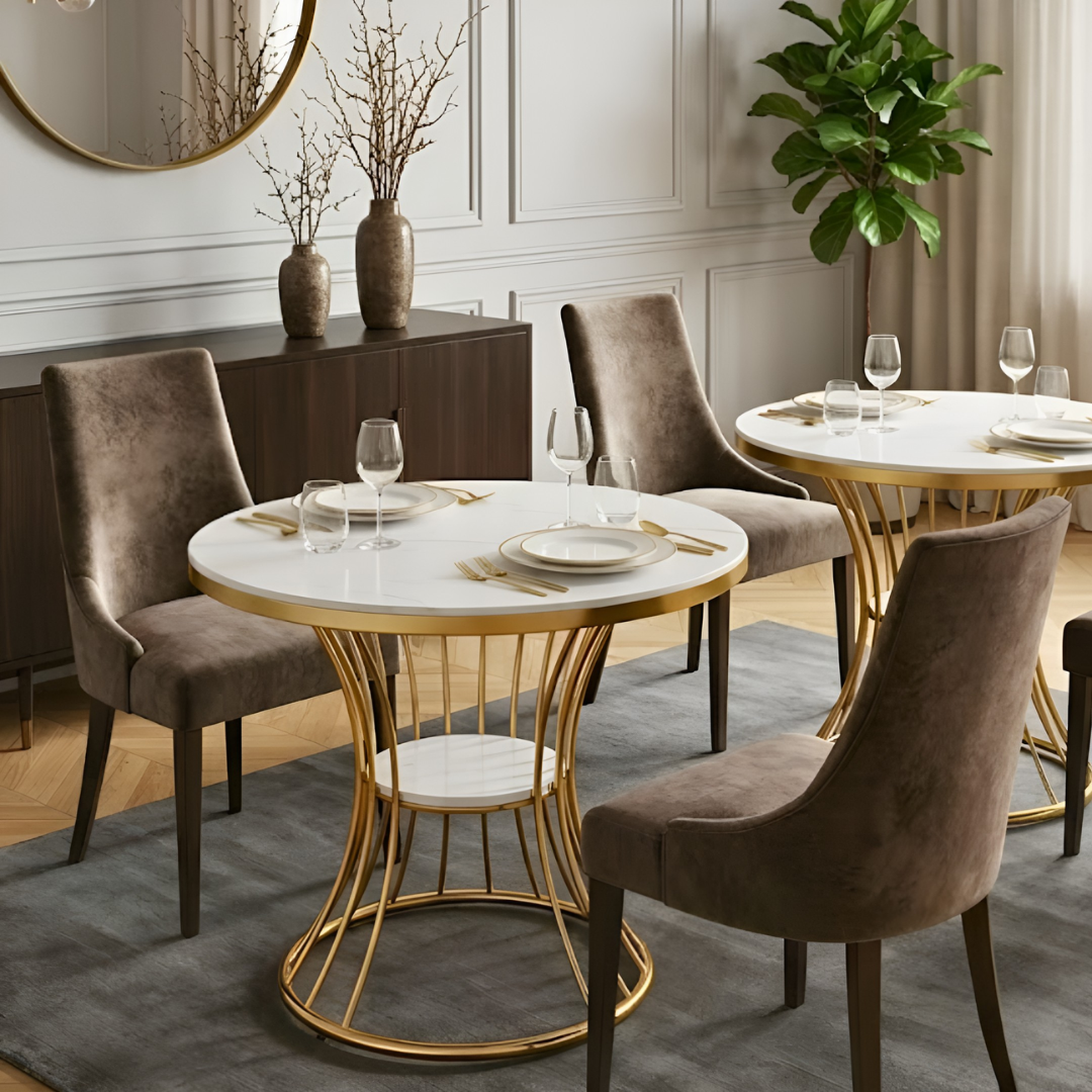 【早割対象】グレイスゴールドサイドテーブル