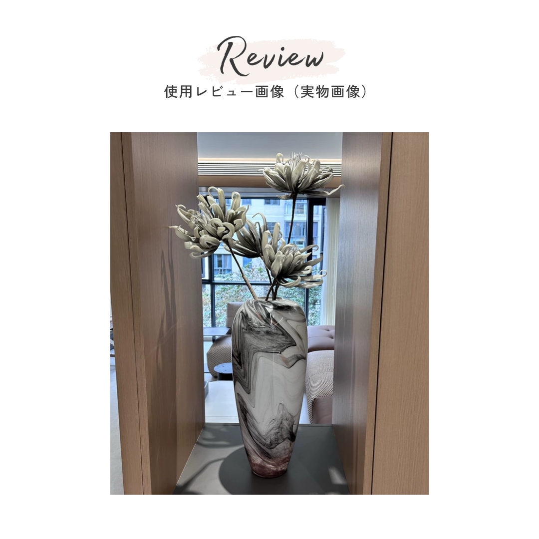 モダンマーブルアートフラワーベース