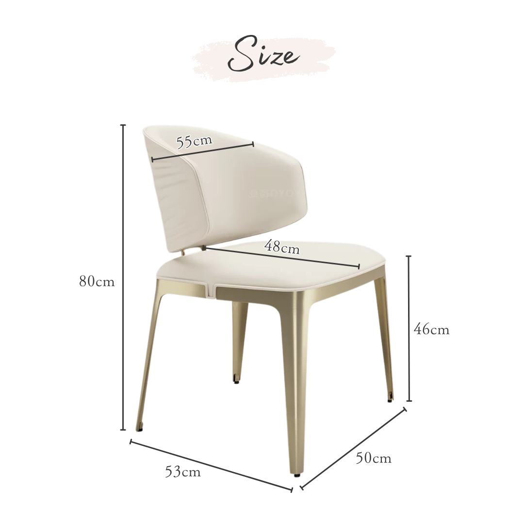 エレガントマーブルダイニングテーブルセット