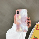 ピンクシェルデザインiPhoneケース