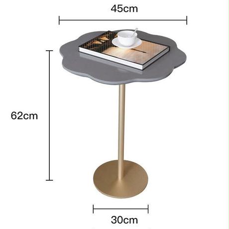 フラワーデザインゴールドサイドテーブル