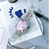 AppleWatchオーロラクリアバンド