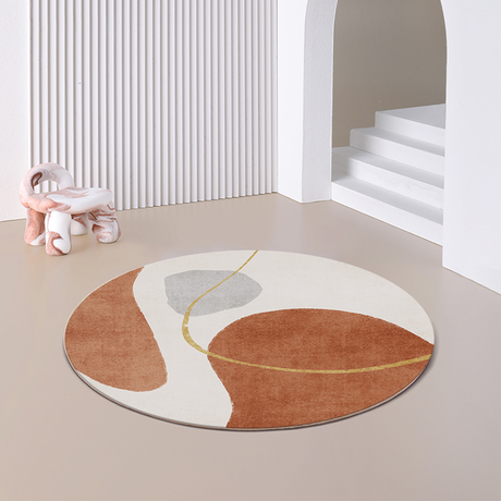 プレミアムカラーラウンドカーペット(120cm)