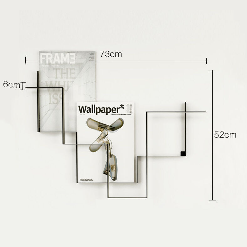 モダンウォールマガジンラック