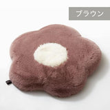 フラワーファークッション