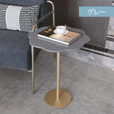 フラワーデザインゴールドサイドテーブル